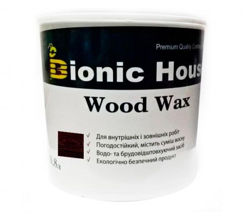 Краска для дерева WOOD WAX Bionic-House 0,8л Розове дерево