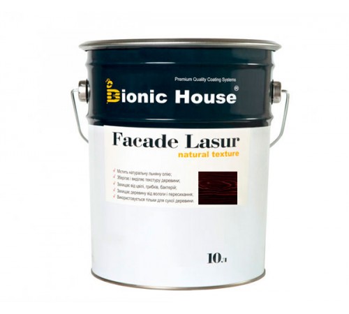 Фарба для дерева FACADE LASUR Bionic-House 10л Фарба для дерева FACADE LASUR Bionic-House 10л