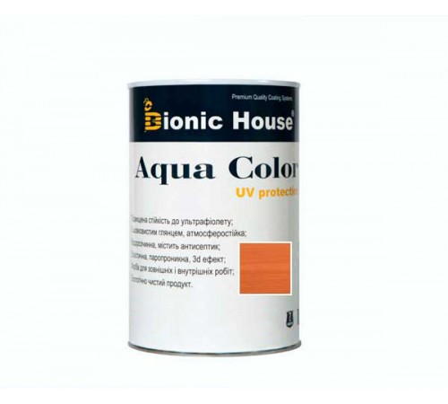 Краска для дерева Bionic-House Aqua Color UV-protect 0,8л