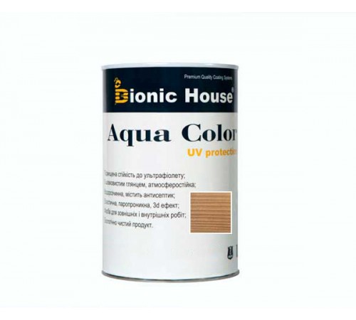 Краска для дерева Bionic-House Aqua Color UV-protect 0,8л