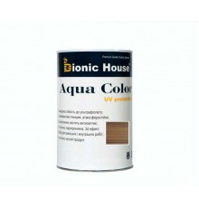 Краска для дерева Bionic-House Aqua Color UV-protect 0,8л Кедр