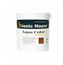 Краска для дерева Bionic-House Aqua Color UV-protect 2,5л Коньяк