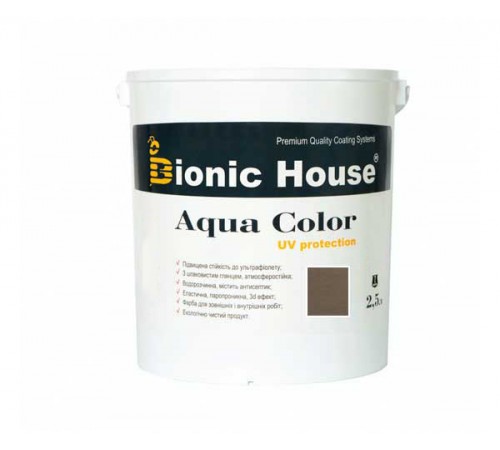 Краска для дерева Bionic-House Aqua Color UV-protect 2,5л