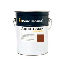 Краска для дерева Bionic-House Aqua Color UV-protect 10л Каштан