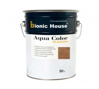 Bionic-House Aqua Color UV-Schutz-Holzfarbe, 10 l, Golden Walnut