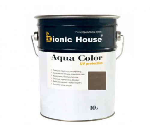 Краска для дерева Bionic-House Aqua Color UV-protect 10л Краска для дерева Bionic-House Aqua Color UV-protect 10л