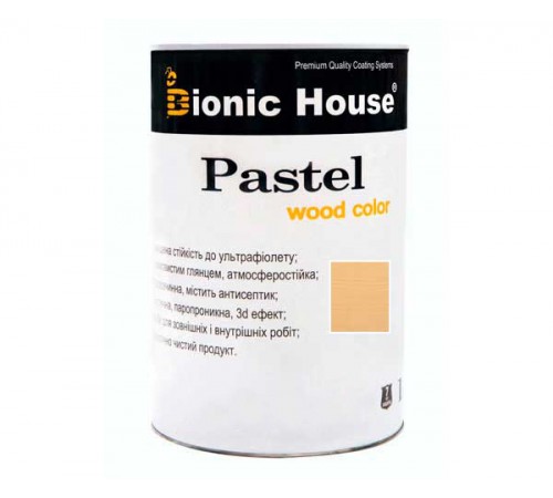 Фарба для дерева PASTEL Wood Color Bionic-House 0,8 л