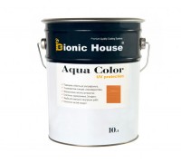 Краска для дерева Bionic-House Aqua Color UV-protect 10л Миндаль А112