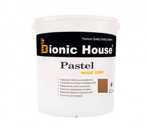 Краска для дерева PASTEL Wood Color Bionic-House 2,5л Моко