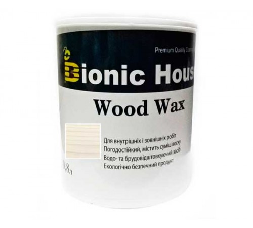 Краска для дерева WOOD WAX Bionic-House 0,8 л