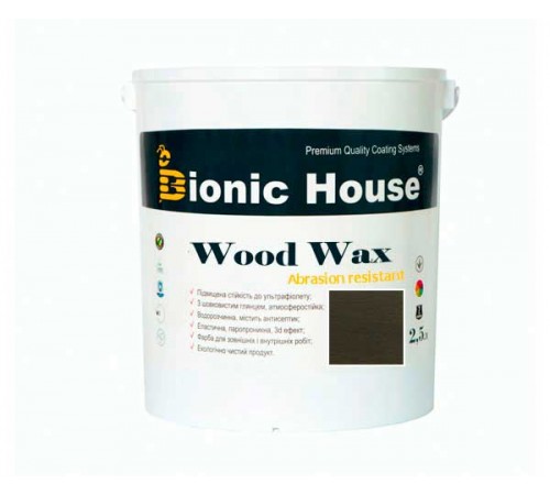 WOOD WAX Bionic-House 2,5 л Антрацит