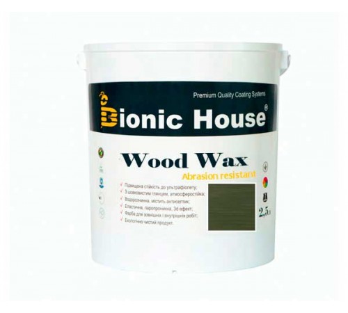 Краска для дерева WOOD WAX Bionic-House 2,5л Мірт