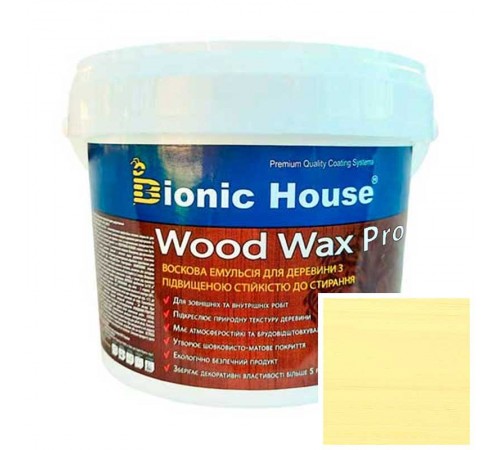 WOOD WAX PRO Белая База Bionic-House 0,8л