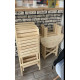 Wooden furniture, round folding tables