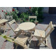 A high-quality wooden folding garden furniture set! Great price! (table and 4 chairs)