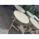 A high-quality wooden folding garden furniture set! Great price! (table and 4 chairs)