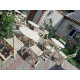 A high-quality wooden folding garden furniture set! Great price! (table and 4 chairs)