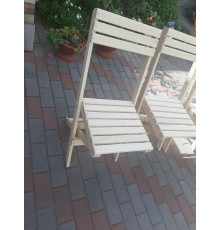 Wooden folding chairs for the living room, kitchen, hallway, and porridge.