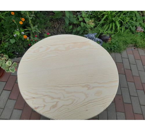 Okrągły składany stół (domek ogrodowy)