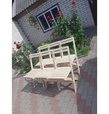 Wooden cafe chairs