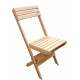 Drewniane krzesło składane