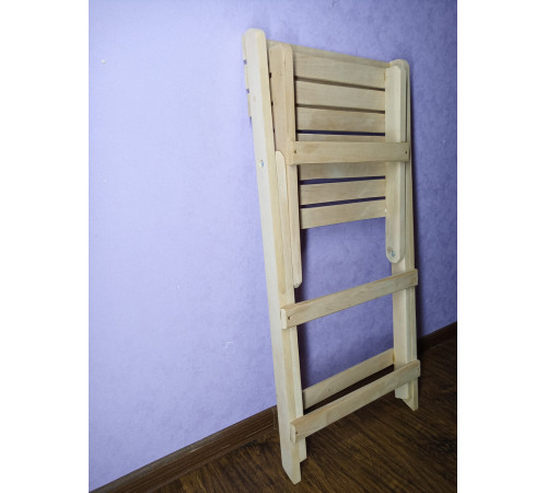 Krzesło drewniane składane z oparciem 42x42x85