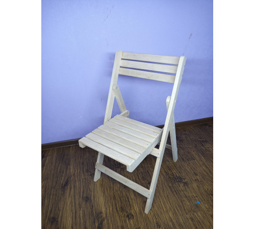 Krzesło drewniane składane z oparciem 42x42x85