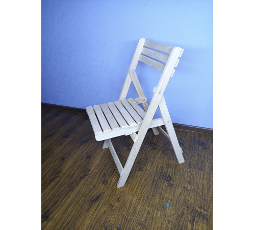 Krzesło drewniane składane z oparciem 42x42x85