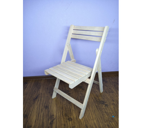 Krzesło drewniane składane z oparciem 42x42x85
