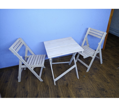 Krzesło drewniane składane z oparciem 42x42x85