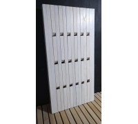 Wielofunkcyjny wieszak ścienny Pianino z naturalnego drewna 90x45, ręcznie robiony