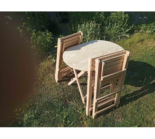 Стіл розкладний овальний 100×60 Стіл розкладний овальний 100×60