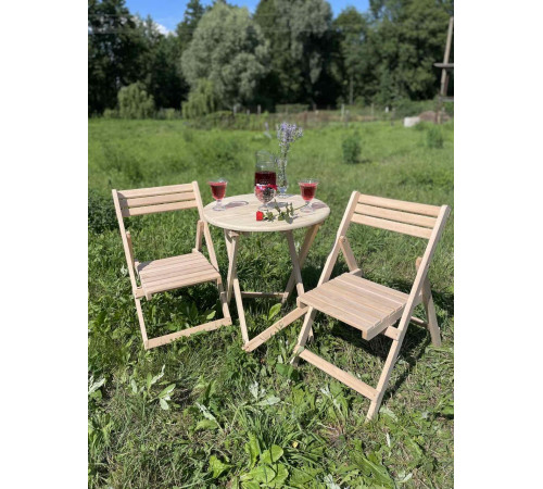 Круглый деревянный стол для кафе