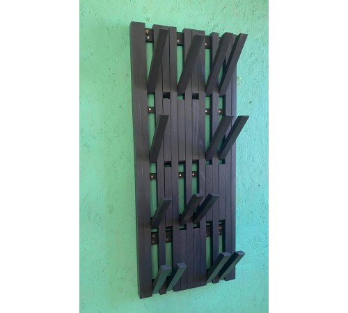 Многофункциональная настенная вешалка Piano из натурального дерева 100×45ручная работа Многофункциональная настенная вешалка Piano из натурального дерева 100×45ручная работа