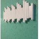 Вешалка настенная Piano Белая 70х25