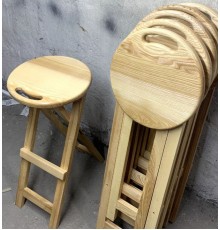 Барный стул, раскладной деревянный, для кофе бара кофе