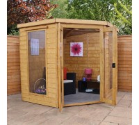 Альтанка з дерева кутова 2х2 недорого від виробника Wood Gazebo 006