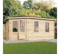 Holzpavillon aus 5x3m Profilholz. Günstiger Preis vom Hersteller.