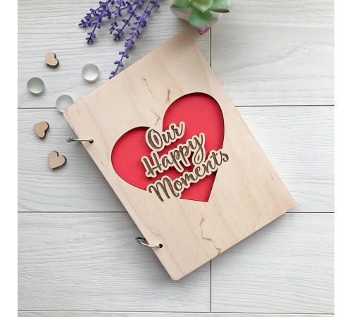 Необыкновенный альбом для фото и записей «Our happy moments» Необыкновенный альбом для фото и записей «Our happy moments»