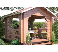 Pavillon aus Profilholz 3x3, Preis vom Hersteller.