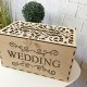 Деревянная свадебная коробка «Wedding».