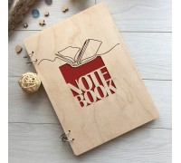 Original notebook with engraving.
