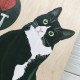 Оригинальный деревянный блокнот "I love cat"