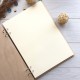 Деревянная записная книга для кулинарных рецептов