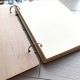 Деревянная книга для записей рецептов с именной гравировкой