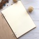Деревянная книга для записей рецептов с именной гравировкой