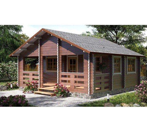 Модульный садовый домик 6,0x6,0м Gartenhäuser-17 Модульный садовый домик 6,0x6,0м Gartenhäuser-17
