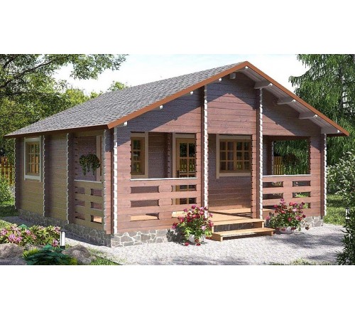 Модульный садовый домик 6,0x6,0м Gartenhäuser-17 Модульный садовый домик 6,0x6,0м Gartenhäuser-17