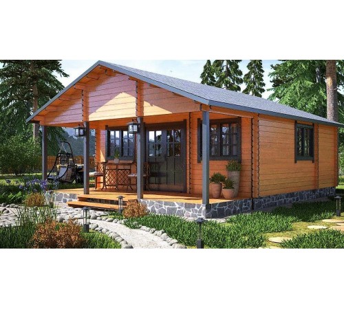 Модульный садовый домик 6,0x7,5м Gartenhäuser-20 Модульный садовый домик 6,0x7,5м Gartenhäuser-20