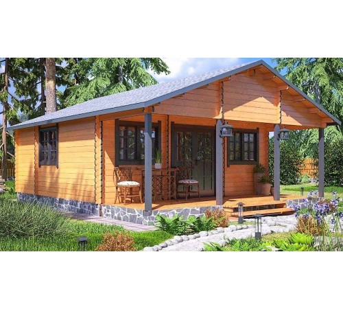 Модульный садовый домик 6,0x7,5м Gartenhäuser-20 Модульный садовый домик 6,0x7,5м Gartenhäuser-20